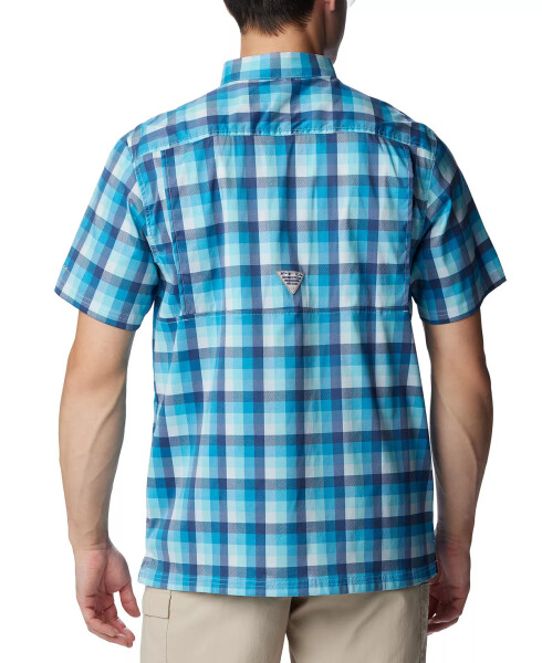 Men's Super Slack Tide Camp Shirt Pool Mid Gingham - 2