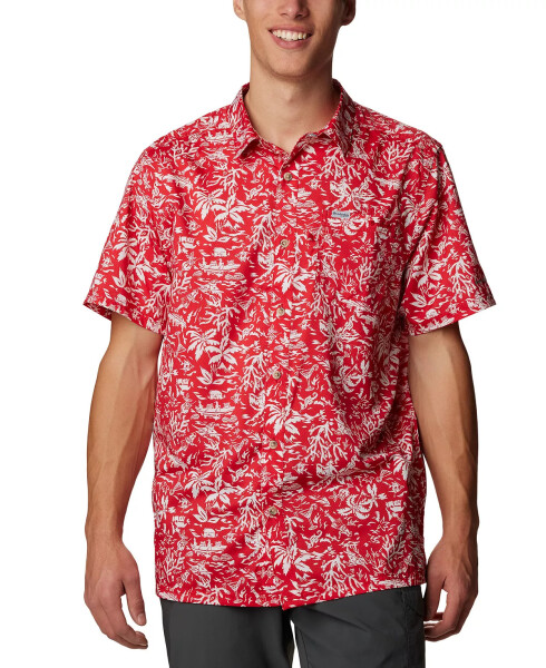 Men's Super Slack Tide Camp Shirt Red Spark Kona - 1