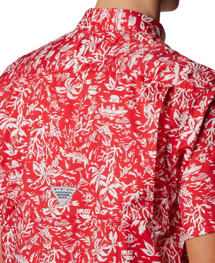 Men's Super Slack Tide Camp Shirt Red Spark Kona - 3