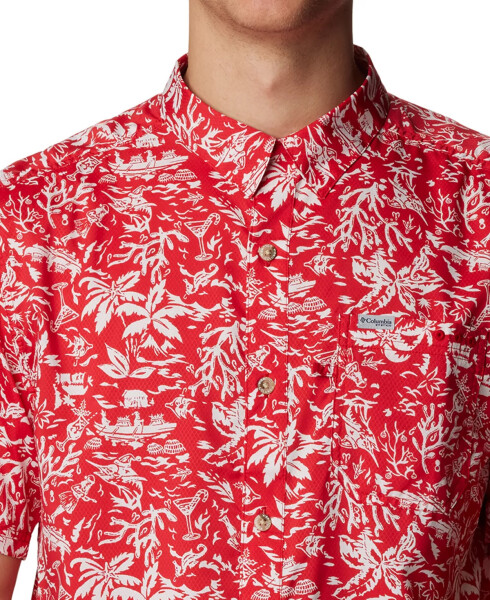 Men's Super Slack Tide Camp Shirt Red Spark Kona - 4