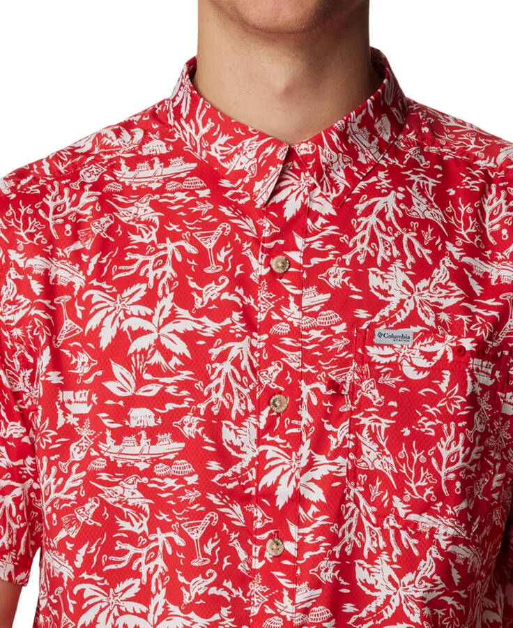 Men's Super Slack Tide Camp Shirt Red Spark Kona - 4