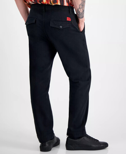 Men's Tapered-Fit Chino Pants Black - 2