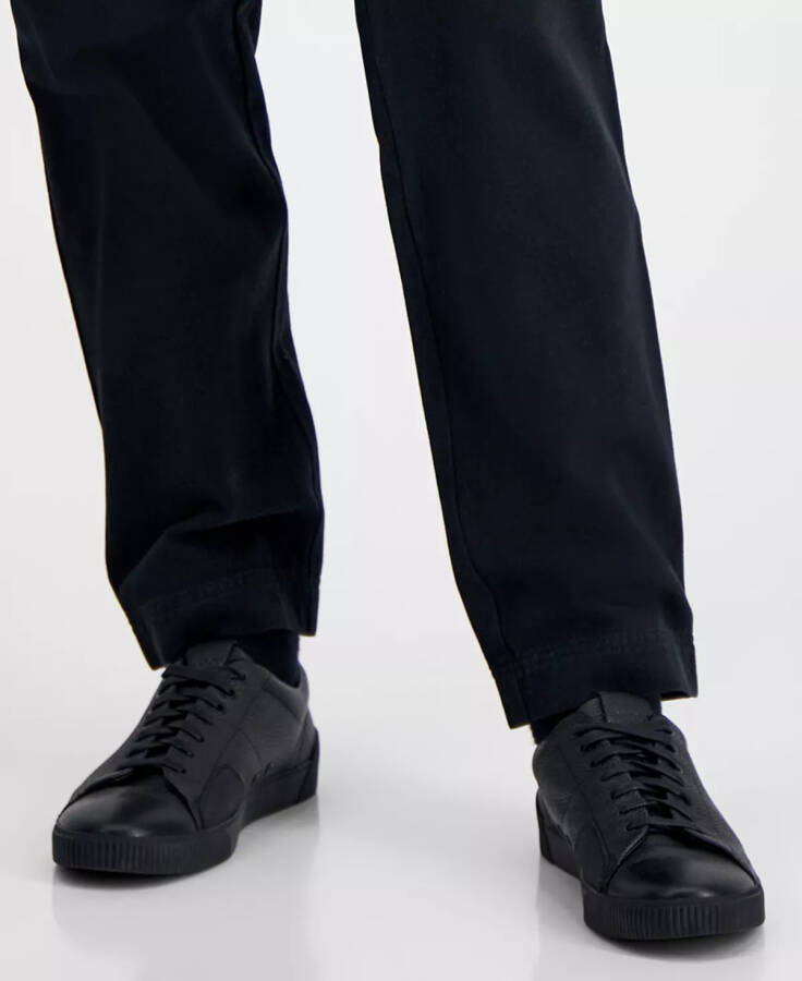 Men's Tapered-Fit Chino Pants Black - 4