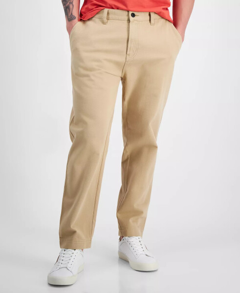 Men's Tapered-Fit Chino Pants Medium Beige - 1