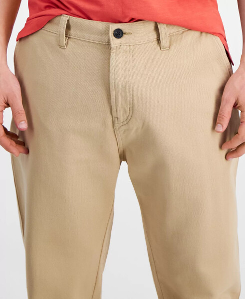 Men's Tapered-Fit Chino Pants Medium Beige - 7