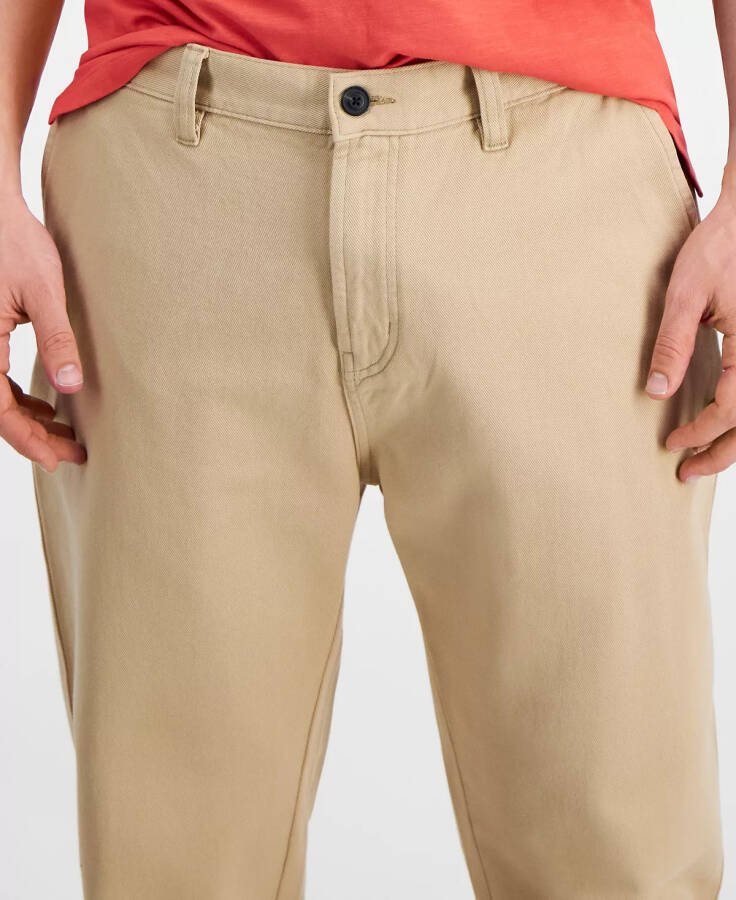 Men's Tapered-Fit Chino Pants Medium Beige - 7