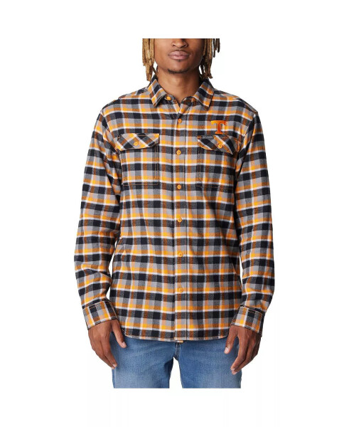 Men's Tennessee Orange Tennessee Volunteers Flare Gun Flannel Long Sleeve Shirt Tennessee Orange - 1