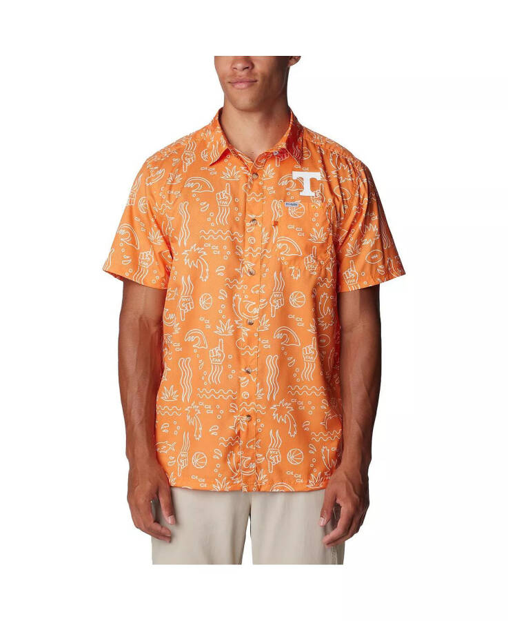 Men's Tennessee Orange Tennessee Volunteers Super Slack Tide Omni-Wick Button-Up Shirt Tennessee Orange - 1