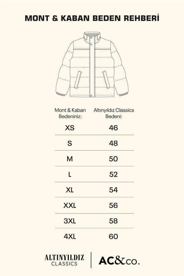 Men's Terracotta Standard Fit Regular Cut Detachable Hooded Coat - 8