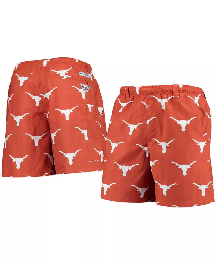 Men's Texas Orange Texas Longhorns PFG Backcast Ii Omni-Shade Hybrid Shorts Texas Orange - 1