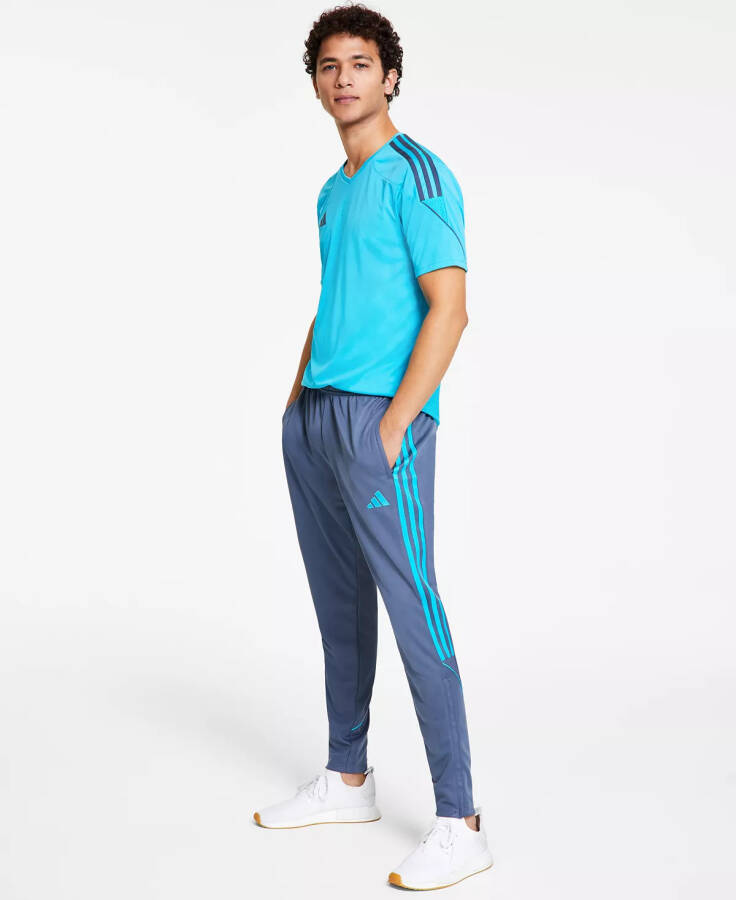 Men's Tiro 23 League Pants Team Onix / Lucid Cyan - 1