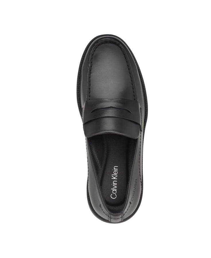 Men's Tollin Lug-Sole Casual Loafers Black - 5