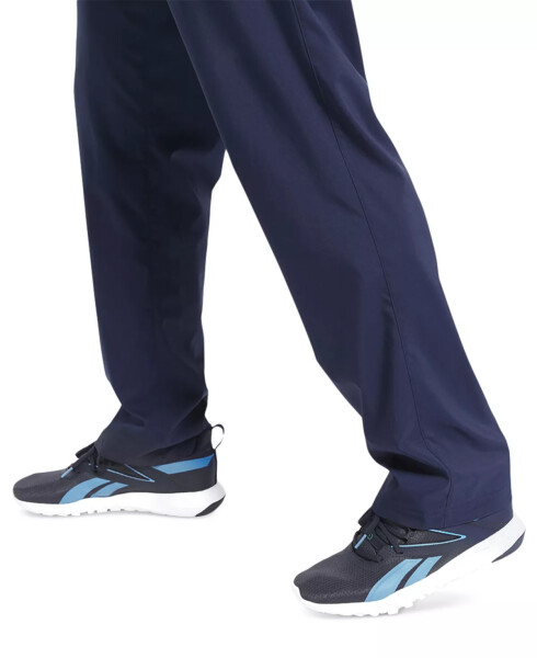 Men's Training Essentials Classic-Fit Moisture-Wicking Drawstring Pants Vector Navy / Wht - 11