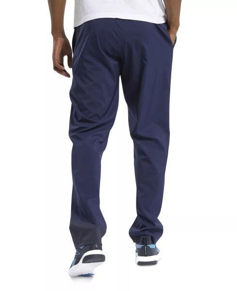 Men's Training Essentials Classic-Fit Moisture-Wicking Drawstring Pants Vector Navy / Wht - 2