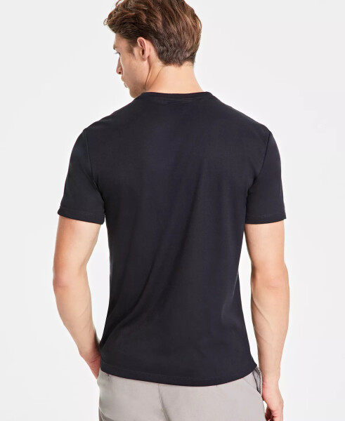 Men's Travel Stretch V-Neck T-Shirt, Created for Modazone Deep Black - 2