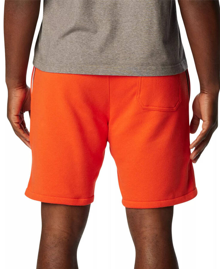 Men's Trek Relaxed-Fit Stretch Logo-Print Fleece Shorts Spicy, Small Columbia Logo - 5