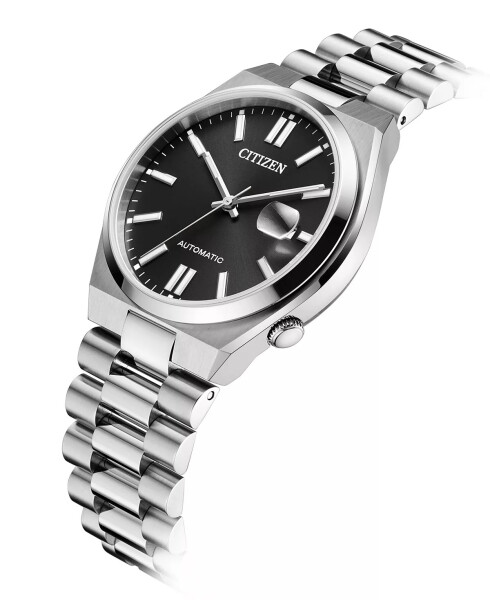 Men's Tsuyosa Automatic Stainless Steel Bracelet Watch 40mm Silver-tone - 3