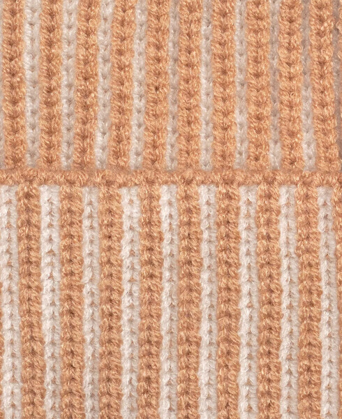 Men's Two-Tone Plated Beanie, Created for Modazone Beige - 2