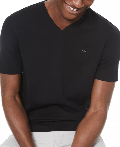 Men's V-Neck Liquid Cotton T-Shirt Black - 3