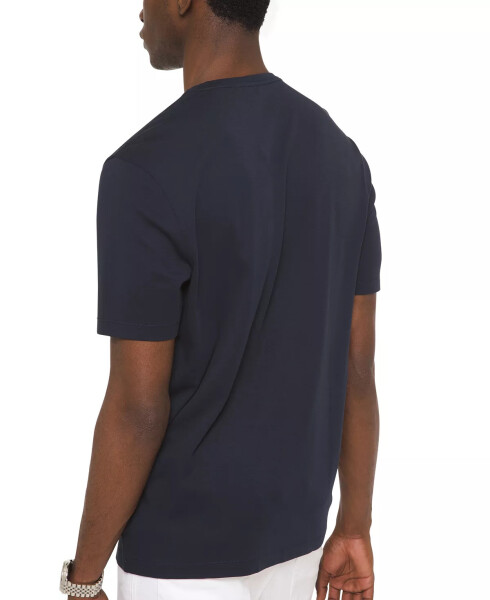 Men's V-Neck Liquid Cotton T-Shirt Midnight - 2