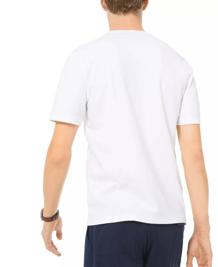 Men's V-Neck Liquid Cotton T-Shirt White - 2