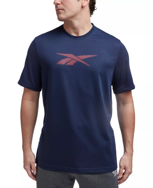 Men's Vector Performance Short Sleeve Logo Graphic T-Shirt Vector Navy / Vector Red - 1