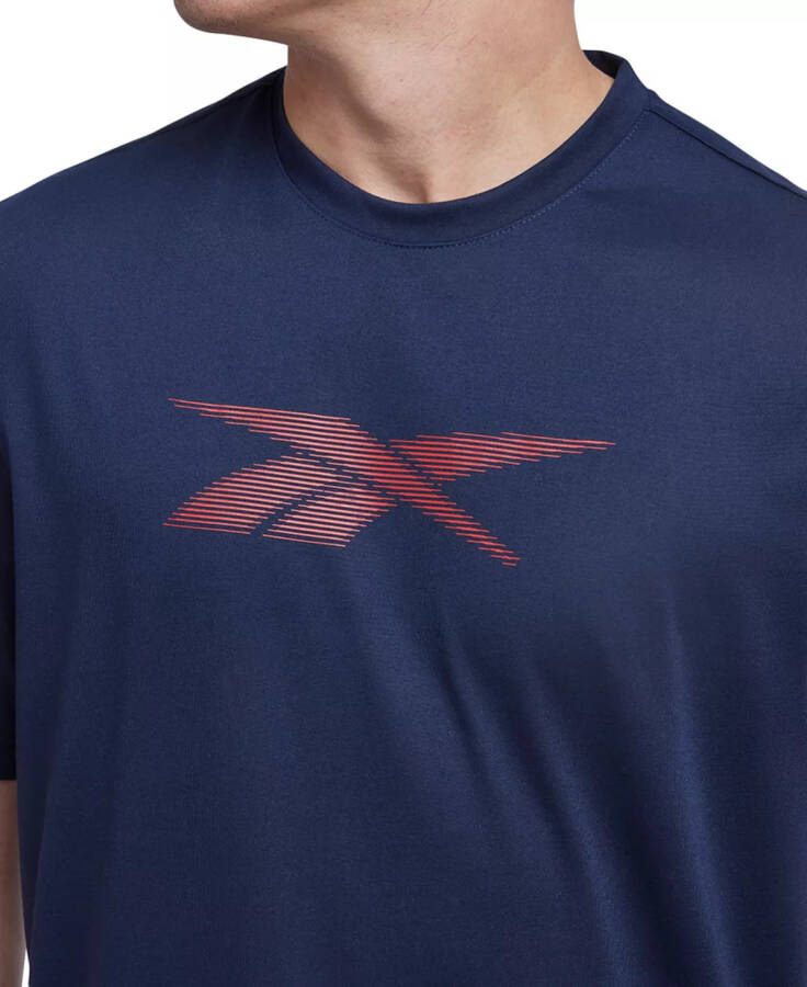 Men's Vector Performance Short Sleeve Logo Graphic T-Shirt Vector Navy / Vector Red - 3