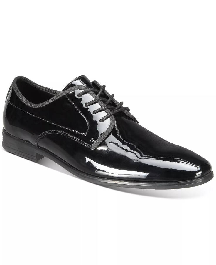 Men's Warner Patent Lace-Up Oxfords, Created for Modazone Black - 1