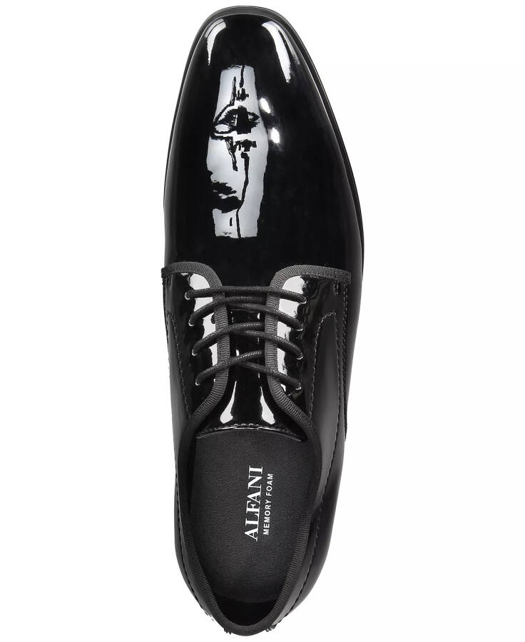 Men's Warner Patent Lace-Up Oxfords, Created for Modazone Black - 4