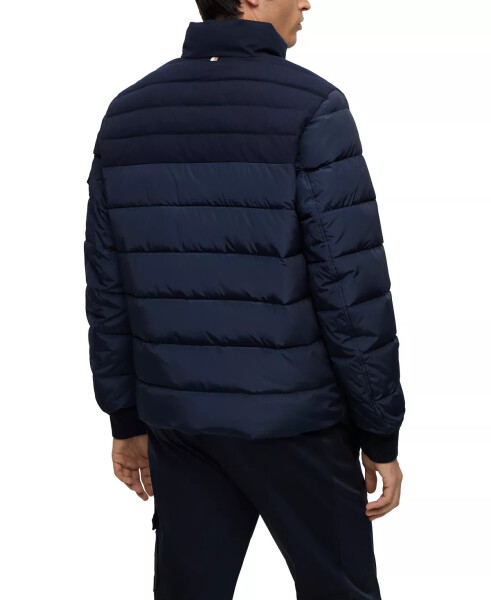 Men's Water-Repellent Padded Jacket Dark Blue - 2