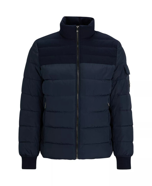 Men's Water-Repellent Padded Jacket Dark Blue - 4