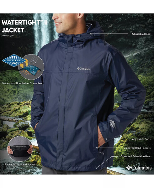 Men's Watertight II Water-Resistant Rain Jacket Collegiate Navy - 3