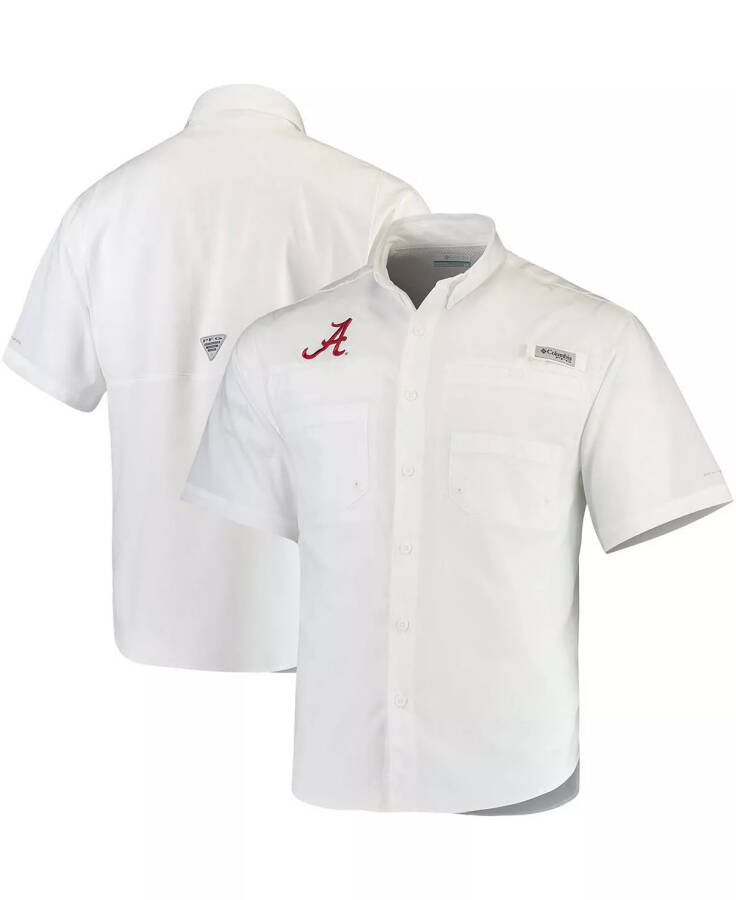 Men's White Alabama Crimson Tide Tamiami Shirt White - 3