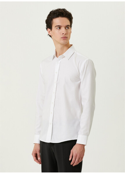 Men's White Button-Down Collar Shirt 1086232 - 10