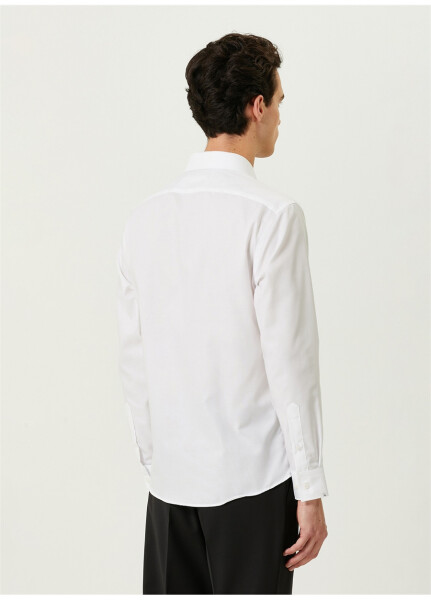 Men's White Button-Down Collar Shirt 1086232 - 11