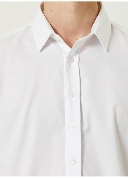 Men's White Button-Down Collar Shirt 1086232 - 14