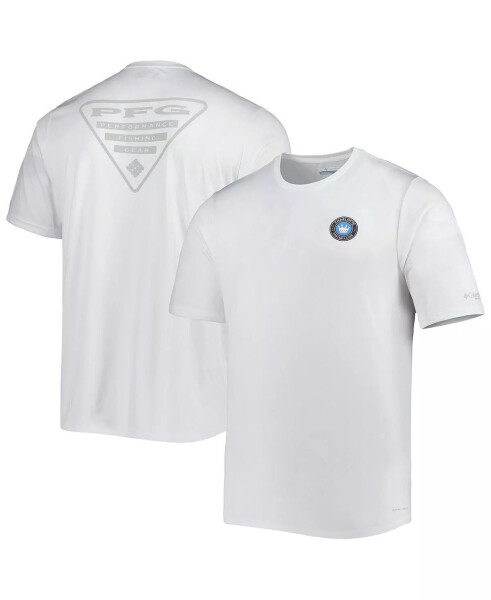 Men's White Charlotte FC Terminal Tackle Omni-Shade T-shirt White - 1