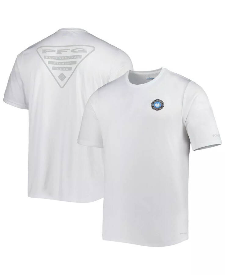 Men's White Charlotte FC Terminal Tackle Omni-Shade T-shirt White - 1