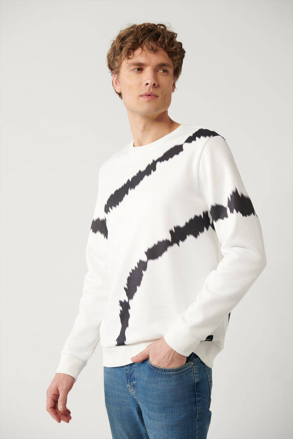 Men's White Sweatshirt - 1