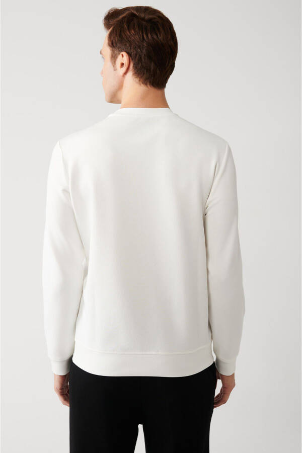 Men's White Sweatshirt - 9