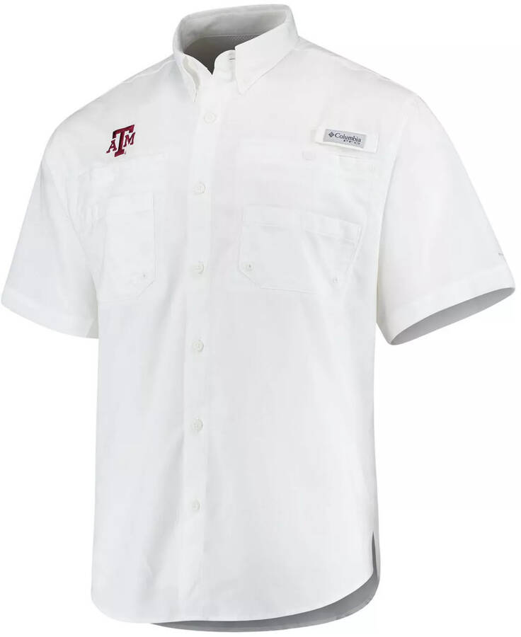 Men's White Texas A&M Aggies Tamiami Shirt White - 1