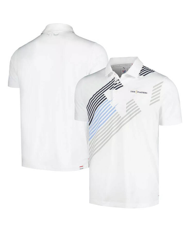 Men's White THE PLAYERS Volition Jet Polo Shirt White - 1