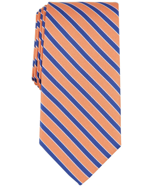 Men's Willard Stripe Tie, Created for Modazone Orange - 1