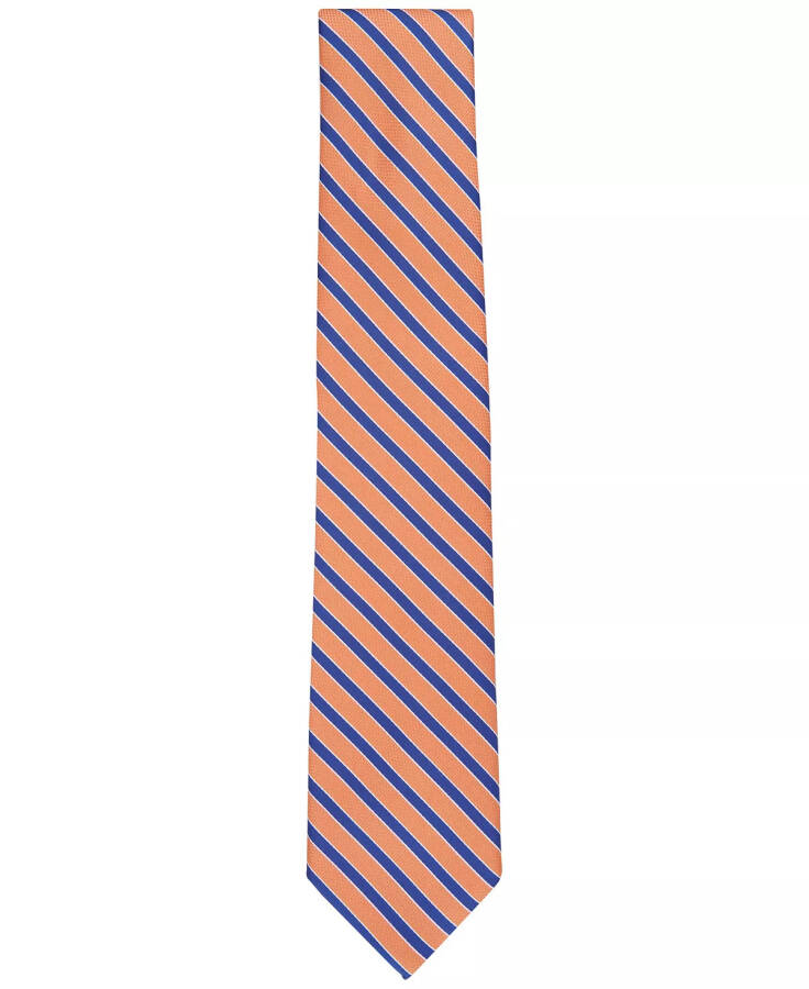 Men's Willard Stripe Tie, Created for Modazone Orange - 2