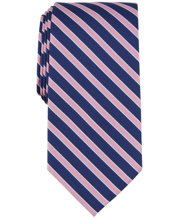 Men's Willard Stripe Tie, Created for Modazone Pink - 1