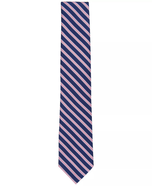 Men's Willard Stripe Tie, Created for Modazone Pink - 2