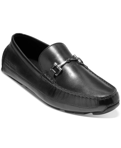 Men's Wyatt Bit Driving Loafer Black - 1