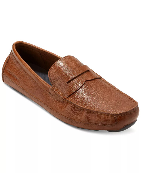 Men's Wyatt Slip-On Penny Drivers British Tan - 1