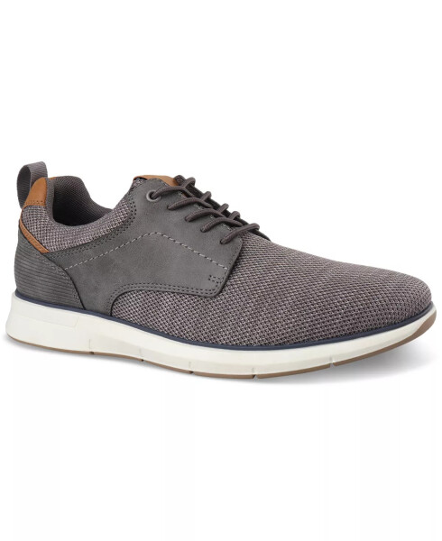 Men's Xavier Knit Modern Sneaker, Created for Modazone Grey - 1