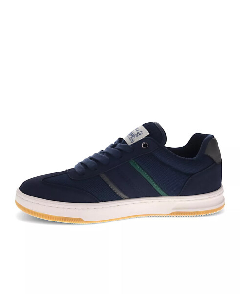 Men's Zane Low-Top Athletic Lace Up Sneakers Navy, Grey - 6